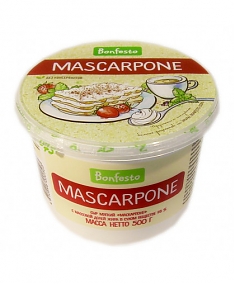 Сыр мягкий "Маскарпоне" 78% Bonfesto 500гр