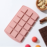 Форма силиконовая "Куб" 3*3*1,5 см,15 ячеек