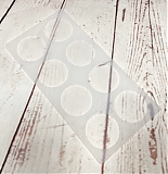 Молд силиконовый "Медианты" 4,8см , 8 ячеек