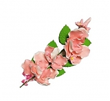 Цветы сахарные букет Розовый шиповник, 1шт