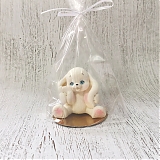 Фигурка из шоколадной глазури "Зайка вислоухая" 7 см