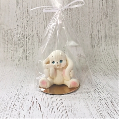 Фигурка из шоколадной глазури "Зайка вислоухая" 7 см