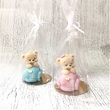 Фигурка из шоколадной глазури "Мишка на машинке"