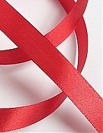 Лента атласная Красная №026 1,2см 22м