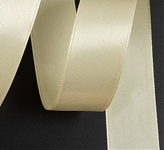 Лента атласная Кремовая  №053 2,5см 22м