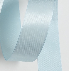 Лента атласная цвет Голубой 2,5см длина 22м