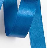 Лента атласная цвет Синий №40 2,5см , 22м