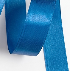 Лента атласная цвет Синий №40 2,5см , 22м