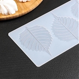 Мат силиконовый "Лист тополя" 3 ячейки