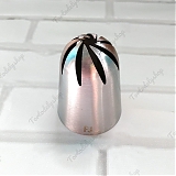 Насадка кондитерская №F3 «Роза большая» диам.верх 22.0 мм * диам.низ 36.5 мм * высота 47.0 мм