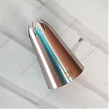 Насадка кондитерская №336 «Роза большая»  высота 44.0 мм*диам.верх 19.0 мм*диам.низ 30.0 мм