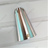 Насадка кондитерская №1E «Закрытая звезда 12 лучей»  диам.верх 18.6 мм * диам.низ 30.7 мм * высота 46 мм