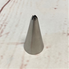 Насадка кондитерская 6 лучей "Звезда закрытая 2мм"