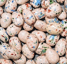 Драже с миндалем "Яйцо перепелиное" цветные,100г