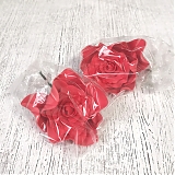 Цветы сахарные "Роза красная" 1шт