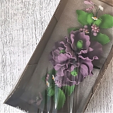 Сахарная ветка "Мак с приплетом" 20см