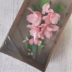 Ветка сахарная "Орхидея" 20см