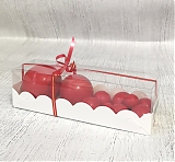 Шары из глазури "Красные" 11шт